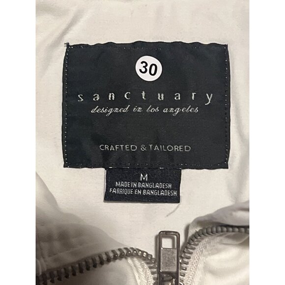 Sanctuary Armstrong Jacket Women’s Medium Cropped Off White EUC - Picture 4 of 8